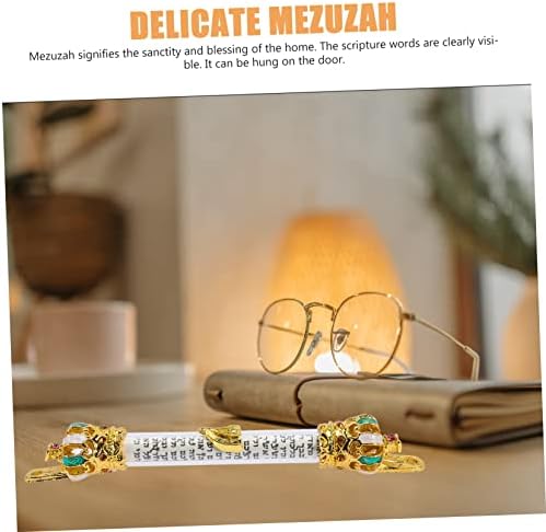 GOOHOCHY Mezuzah Scroll for Bathroom Door Jewish Decor