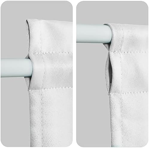 XWZO Door Curtains 36x80 Inches Blackout Panel Rod Pocket