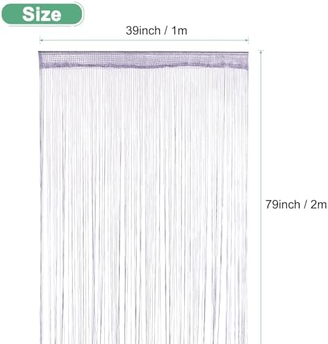 Violet Decorative Door String Curtain 39x79
