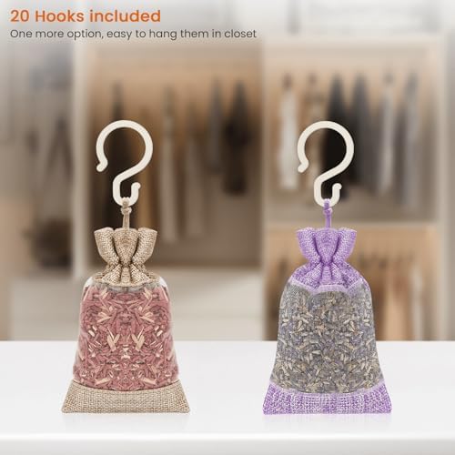 Homode Cedar Wood Lavender Sachets - Pack of 10