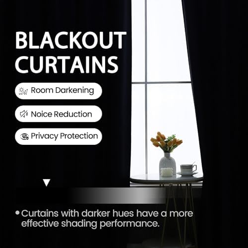 Extra Wide Room Divider Curtain Panel - Blackout Privacy Soundproof Thermal 1 Panel