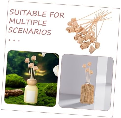 20pcs Wavy Rattan Diffuser Reeds for Natural Fragrance