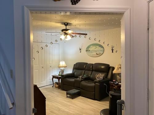 Crystal Beaded Curtain 20 Strings Arched Door Divider