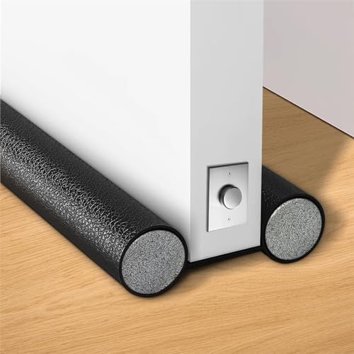 Dust Cover for Doors 37 Inches Black Double Edge