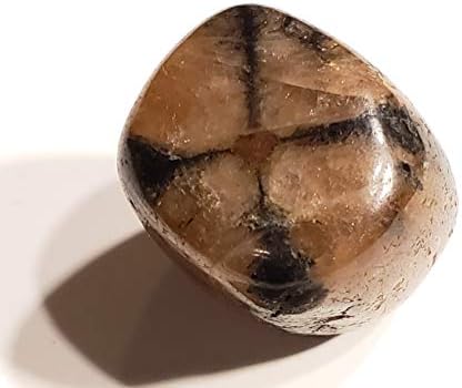 Chiastolite Cross Stone 20-30mm Tumbled Healing Crystal