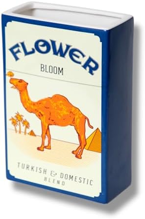 Vintage Inspired Flower Vase - Orange