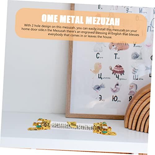 RORPOIR Decorative Metal Mezuzah Door Blessing