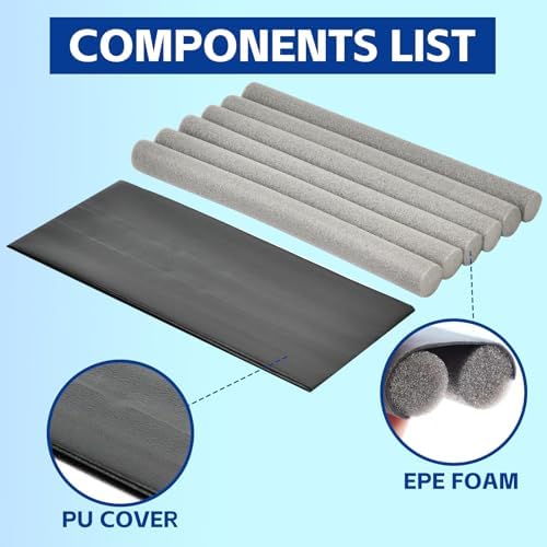 Door Wind Shield Silent Board with Insulated Sponges Black