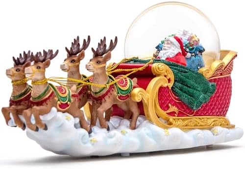 Mr Winder Christmas Snow Globe with Music and Lights
