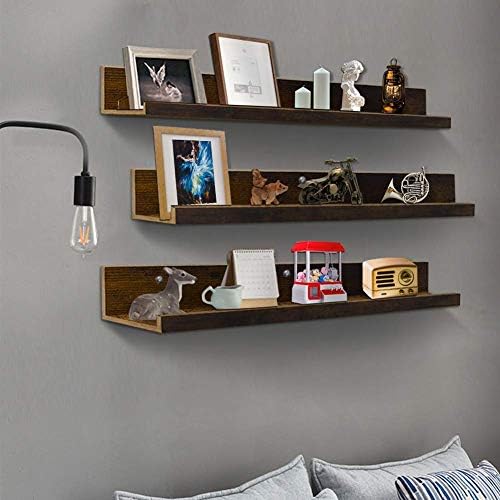 Giftgarden 36 Inch Floating Shelves Wall Set of 3