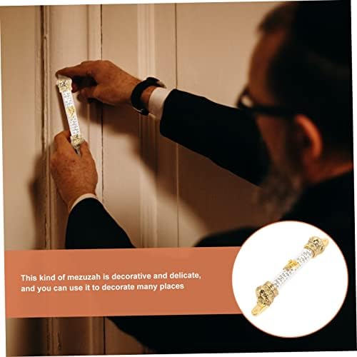 Jewish Ornaments Bible Scroll Door Mezuzah Metal Decor
