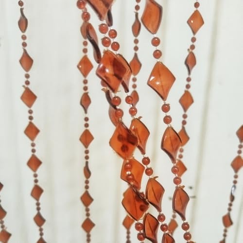 Ave Split Beaded Curtain for Doorway Window Room Divider