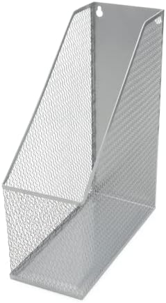 YBM HOME Mesh Steel Magazine Rack with Extra Wide Storage