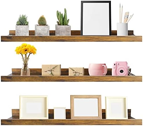 Giftgarden 36 Inch Floating Shelves Wall Set of 3