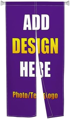 Custom Noren Curtain with Personalized Photo or Logo