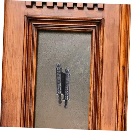 Retro Metal Mezuzah Door Decoration for Jewish Home