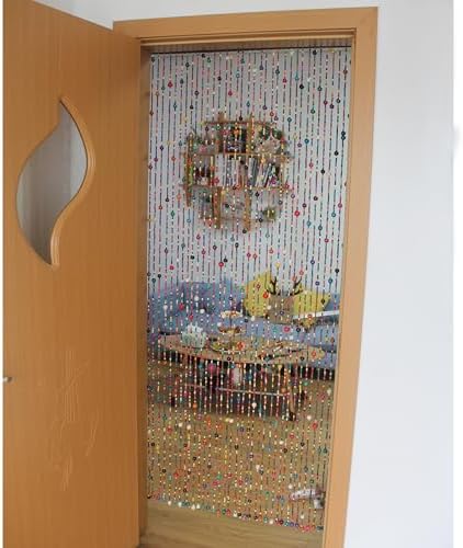 38 Strands Rainbow Boho Door Bead Curtain