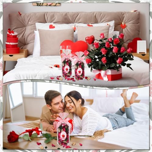Nuanchu 6 Pcs Rose Red Potpourri Bags Scented Vase Fillers