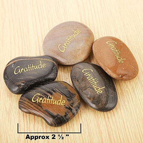 ROCKIMPACT Gratitude Stones 12pcs Pocket Rock Set