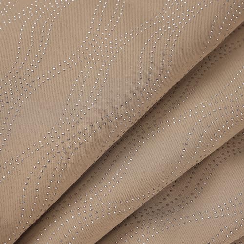 Superior Blackout Curtains Set of 2 Panels 42 x 84 Tan