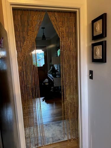 Real Bamboo Beaded Curtain - Commercial Grade