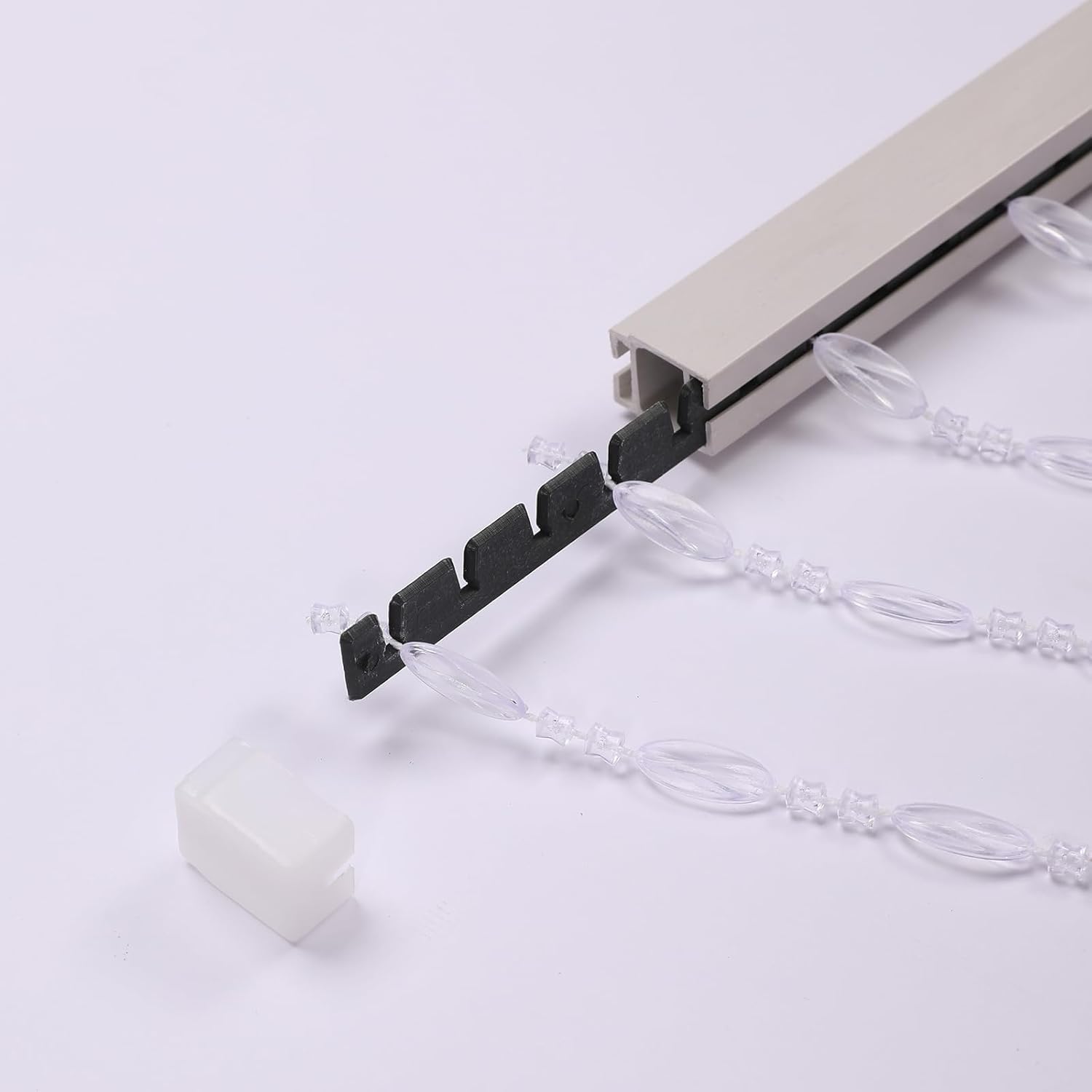 Clear Beaded Curtains for Door and Window Privacy