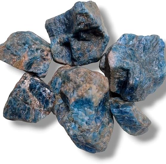 Sawcart 20 Lb Blue Apatite Bulk Rough Raw Stones