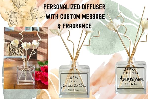 Personalized Reed Diffuser Set with Beets and Apples