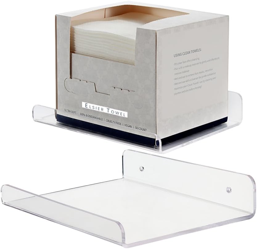 ELSIER Acrylic Floating Shelves for Wall 59 Inch Deep