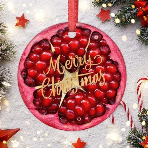 Pomegranate Christmas Tree Ornaments 3 Inch