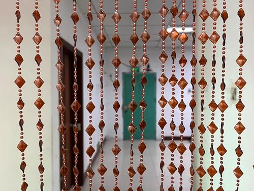 ZiDeTang Maple Leaf Beaded Curtain Panel