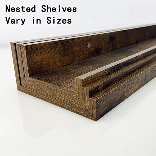 Giftgarden 36 Inch Floating Shelves Wall Set of 3