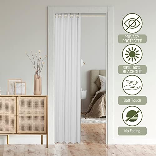 Castle Fairy Tree Sea Waves Door Curtain with Sunrise Design
