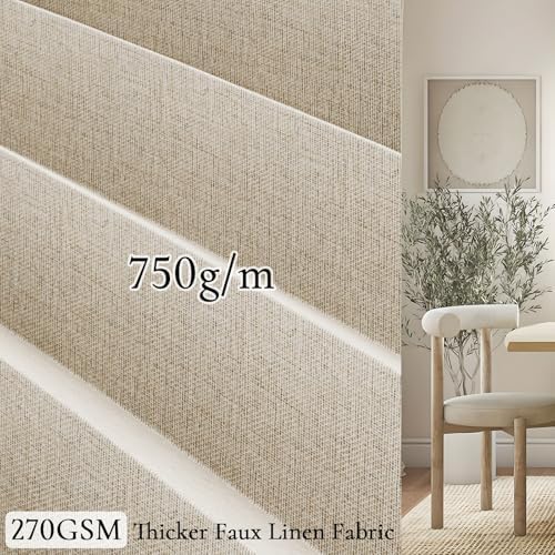 Pleated Folding Door Curtains - Blackout Panel for Bedroom Living Room Closet