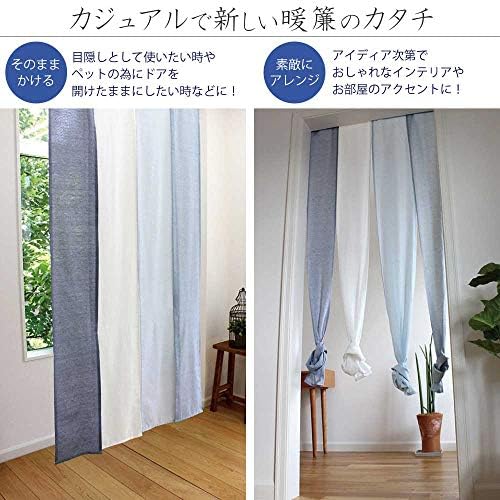 Sunnyday Fabric Doorway Curtain Tapestry Japanese Noren Room Divider Blue