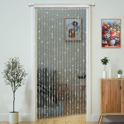YaoYue Crystal Beaded Curtain Door Room Divider