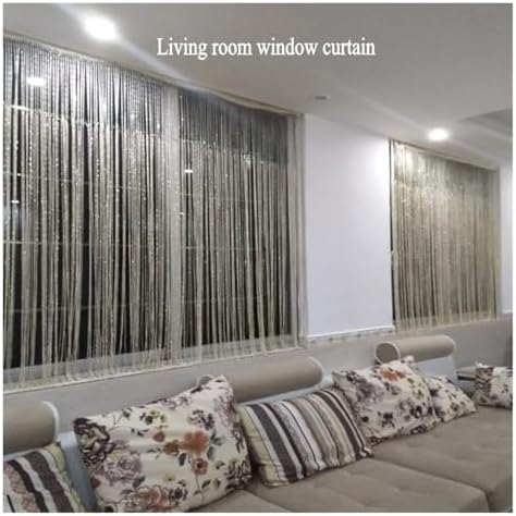 Shiny Tassel String Curtain for Living Room and Doorway
