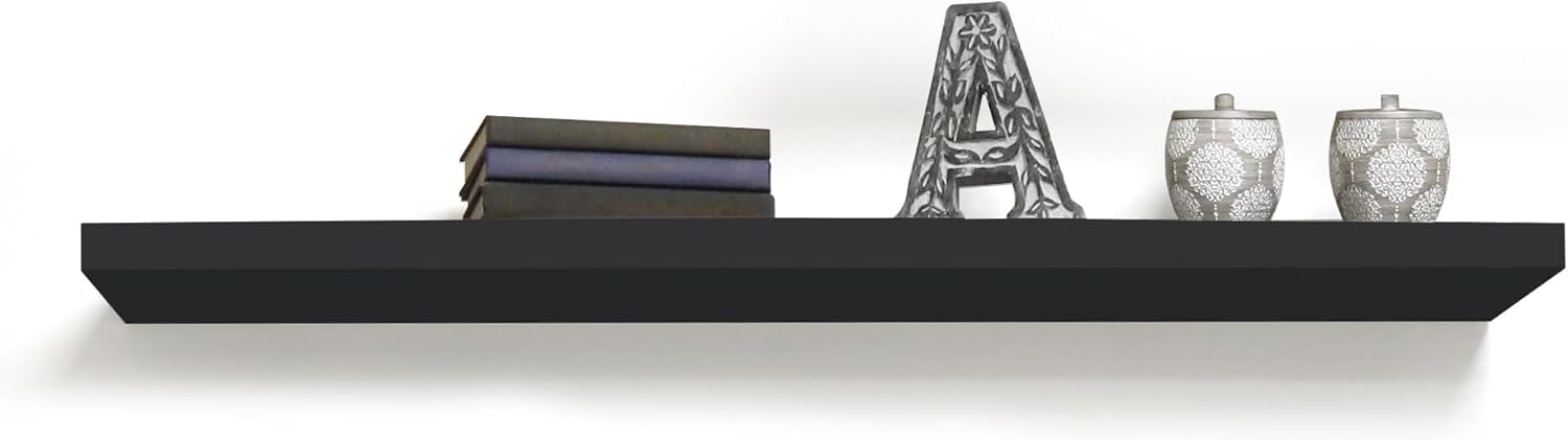InPlace Heavy Duty Floating Shelf - Black