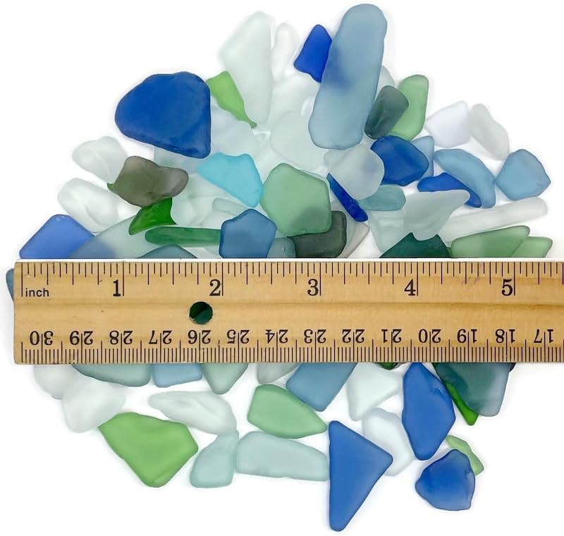 Bahama Mix Sea Glass for Decor and Crafting