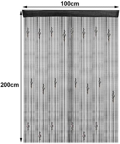 Goosacyon 2Pcs Crystal Door String Curtains for Decor