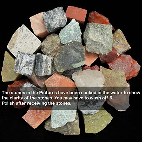 Mixed Raw Stones For Jewelry Making 1 lb Rough Gemstones