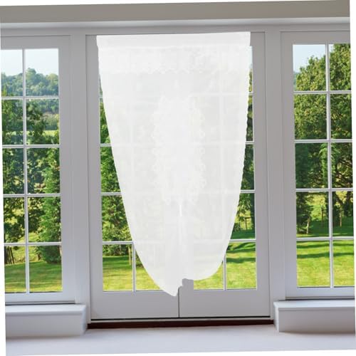 French Style Lace Sheer Door Curtain for Kitchen and Home