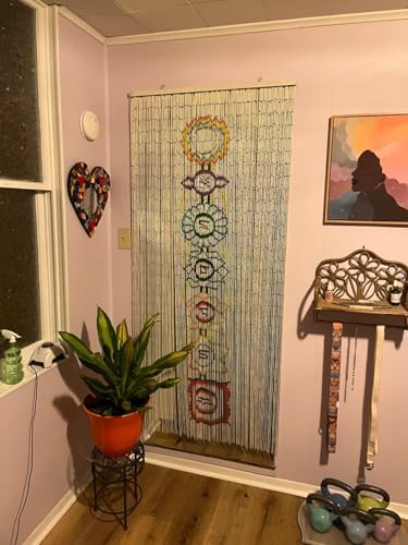 Beaded Curtain with 125 Strings and 4000 Beads