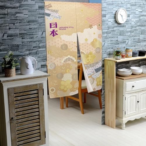 Japanese Style Noren Curtain for Doorway and Wall Privacy