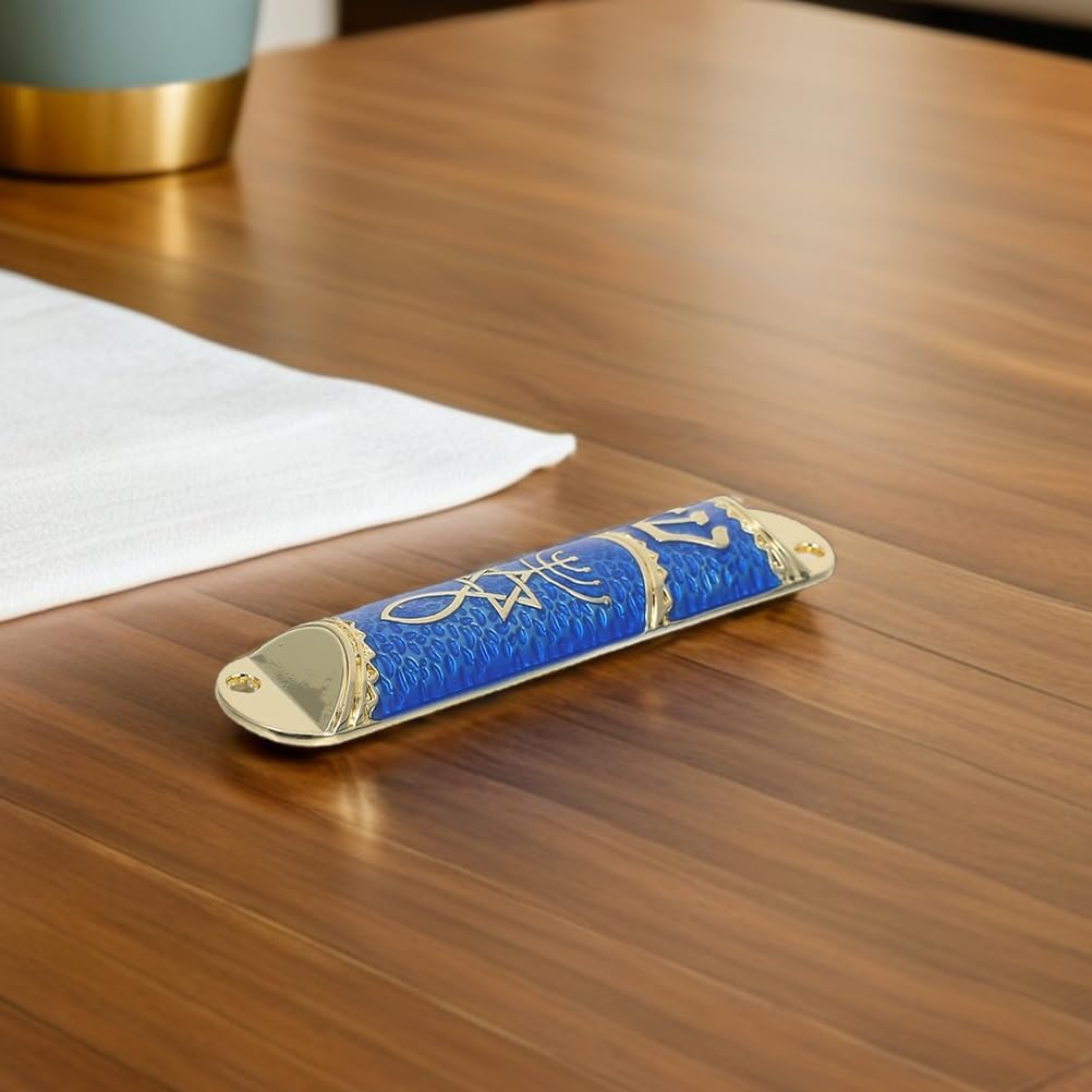 LUOZZY 3sets Messianic Seal Mezuzah Case with Scroll