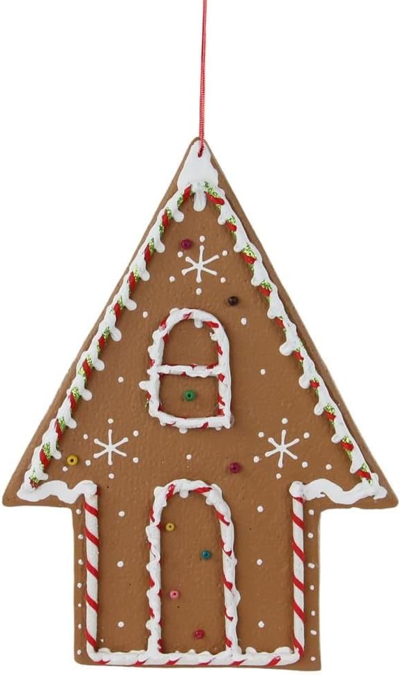 Craig Bachman 11-Inch Gingerbread House Christmas Ornament
