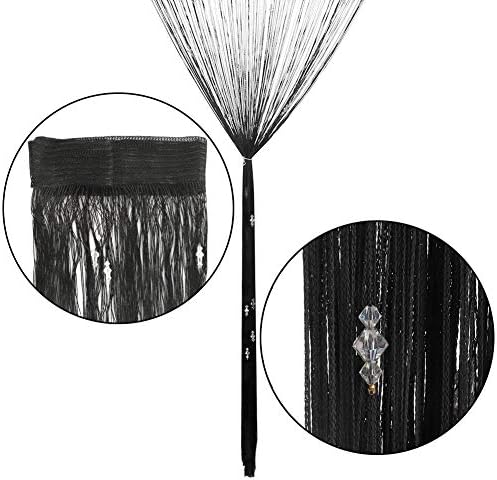 Greenwish Crystal Beads Curtain for Doorway and Window