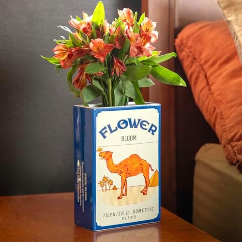 Vintage Inspired Flower Vase - Orange