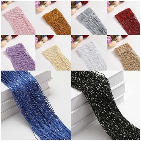 Silver Glitter Door String Curtain 100x200cm