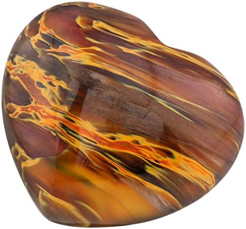 Rockcloud 16 Inch Cherry Quartz Heart Worry Stone